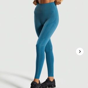 Gymshark Geo Seamless Leggings (Teal)